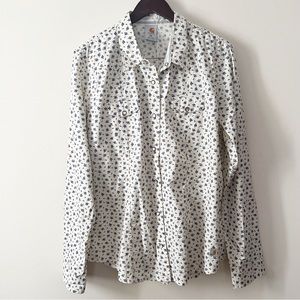 Carhartt Womens Pearl Button Floral Button Down Western Style Shirt Size XXL 20